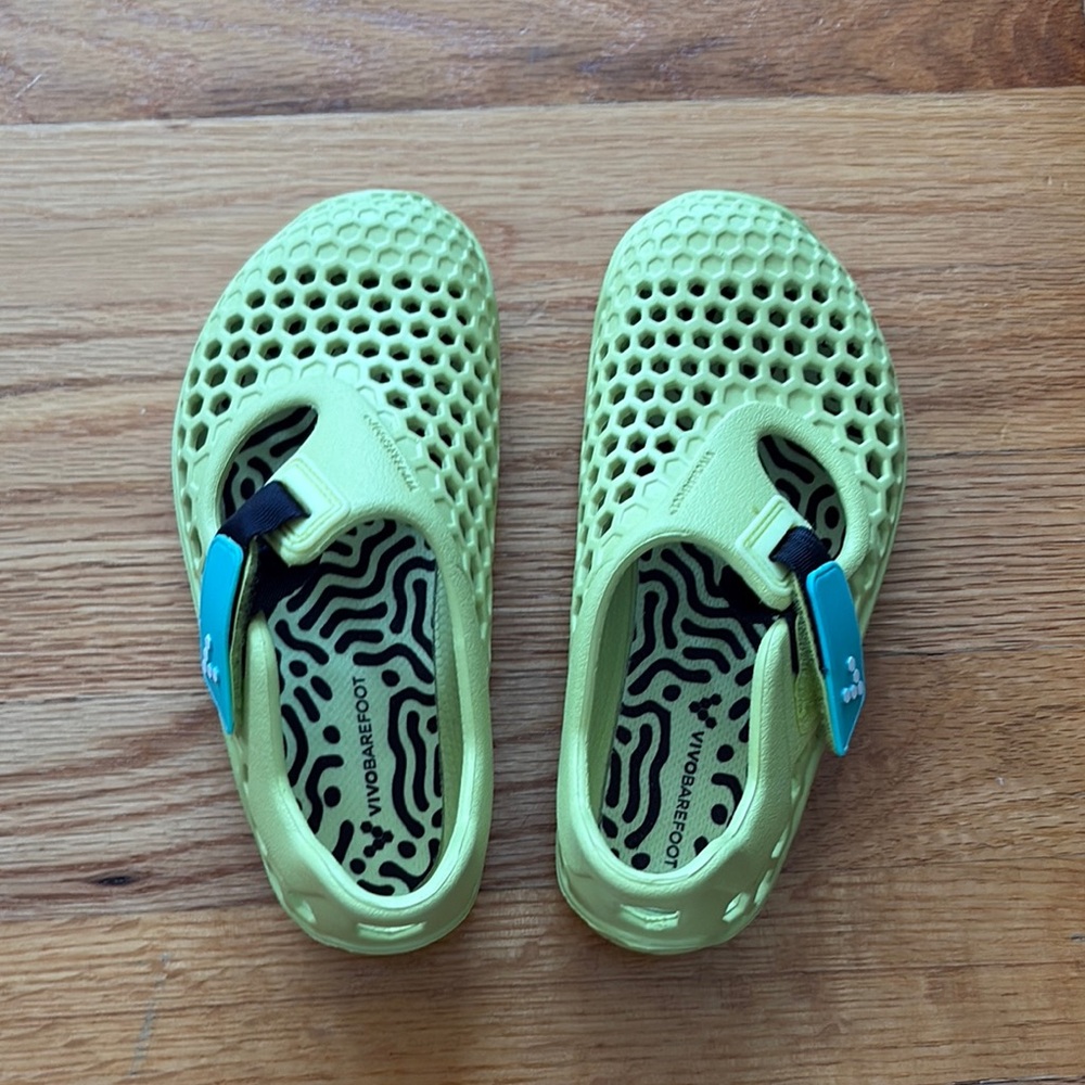 Vivo barefoot Green Water Shoes with Perforated Design